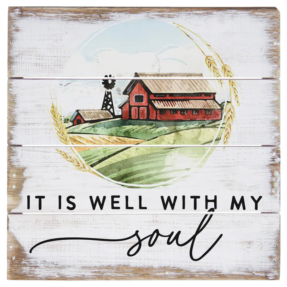 It is Well Barn Pallet Sign