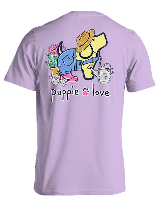 Puppie Love Gardening Pup Tee