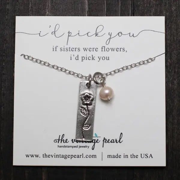 I’d Pick You - Sisters Necklace