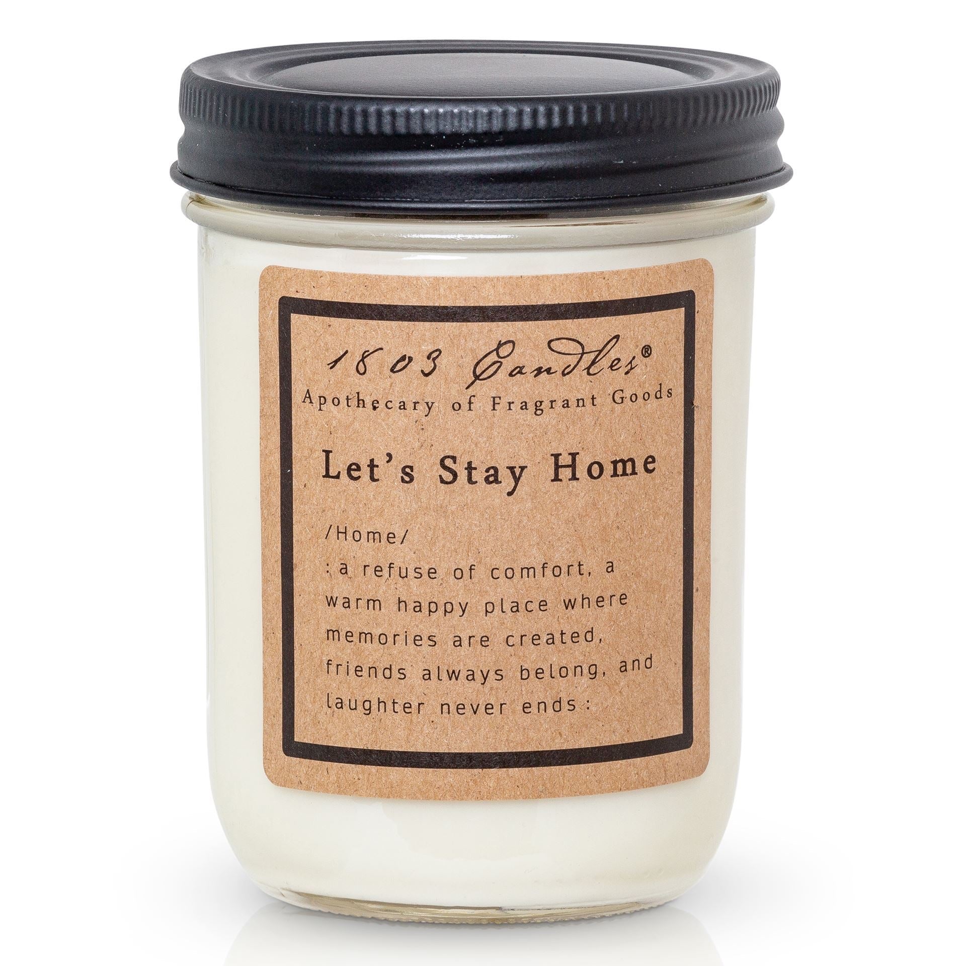 Let’s Stay Home Soy Jar (14 oz)