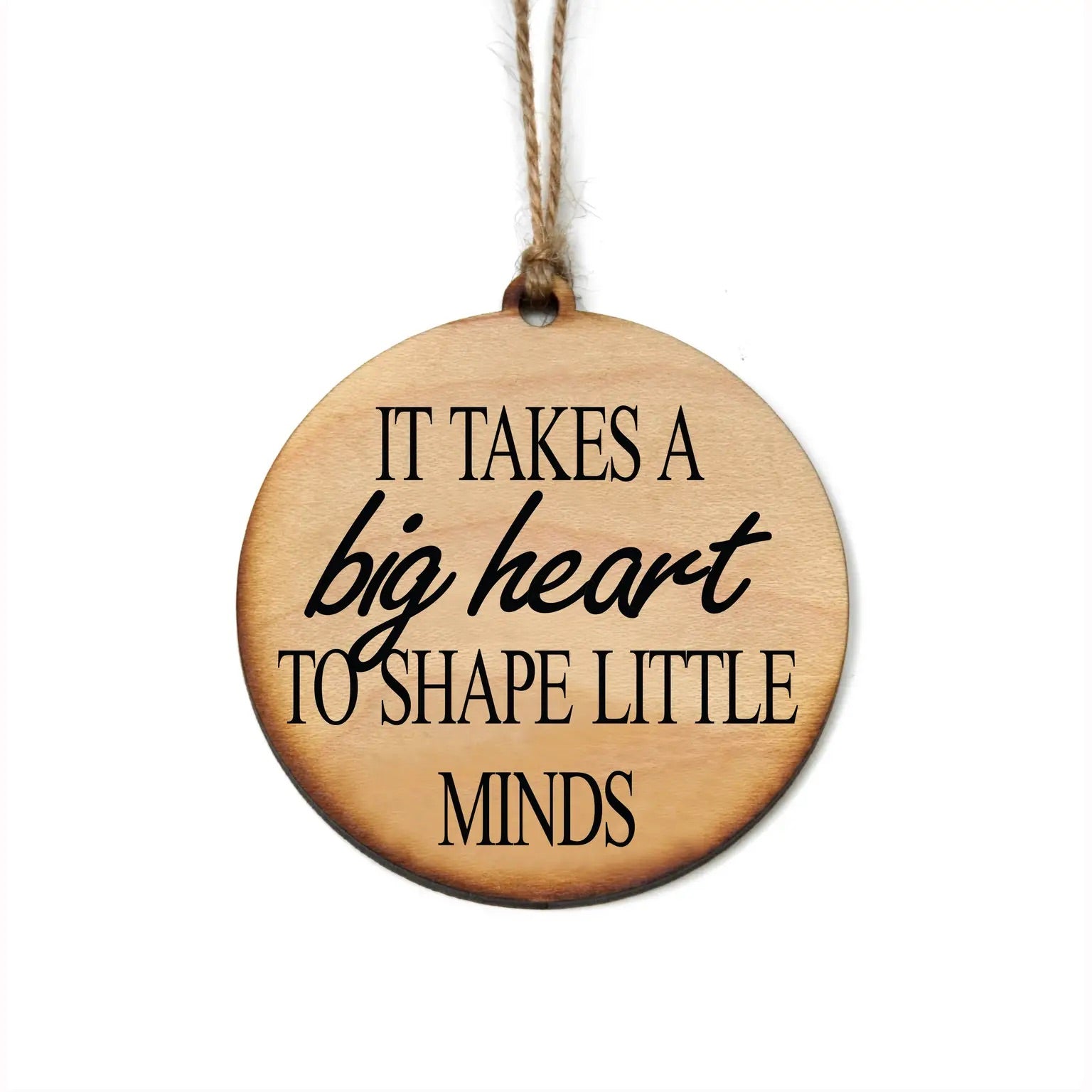 Big Heart Teacher Ornament