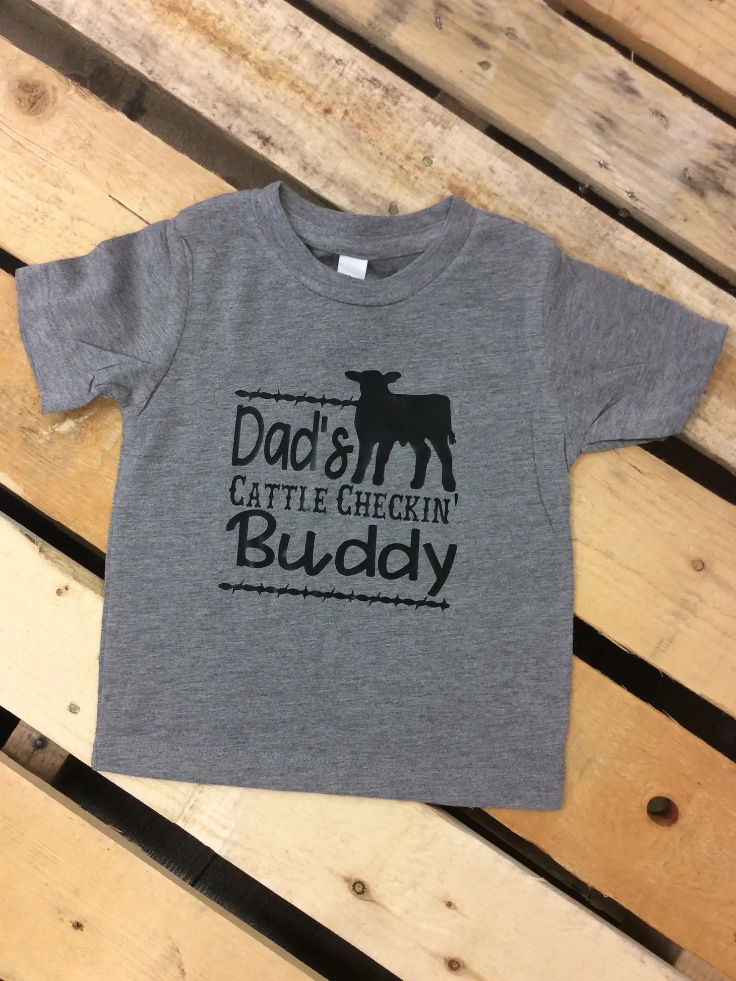 Daddy’s Cattle Checkin’ Buddy Tee