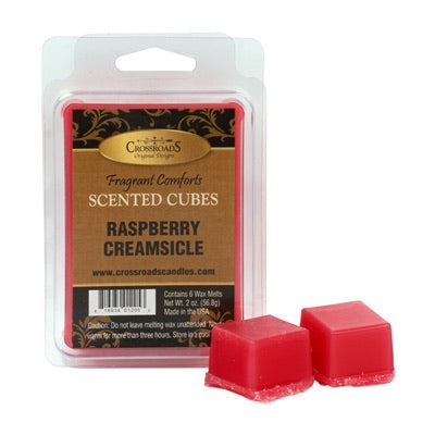 Raspberry Creamsicle Melt Cubes
