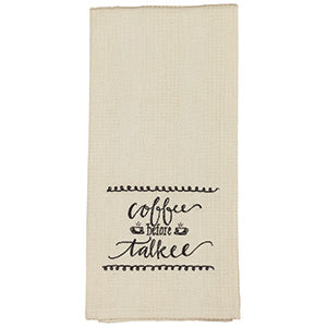 Coffee/Talkee Towel