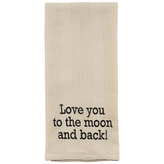 Love You to Moon and Back Towel