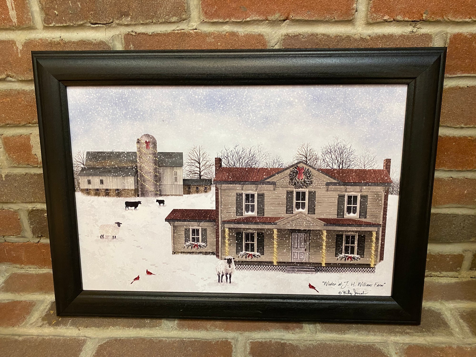 Winter at J.H. Williams Farm Framed Print