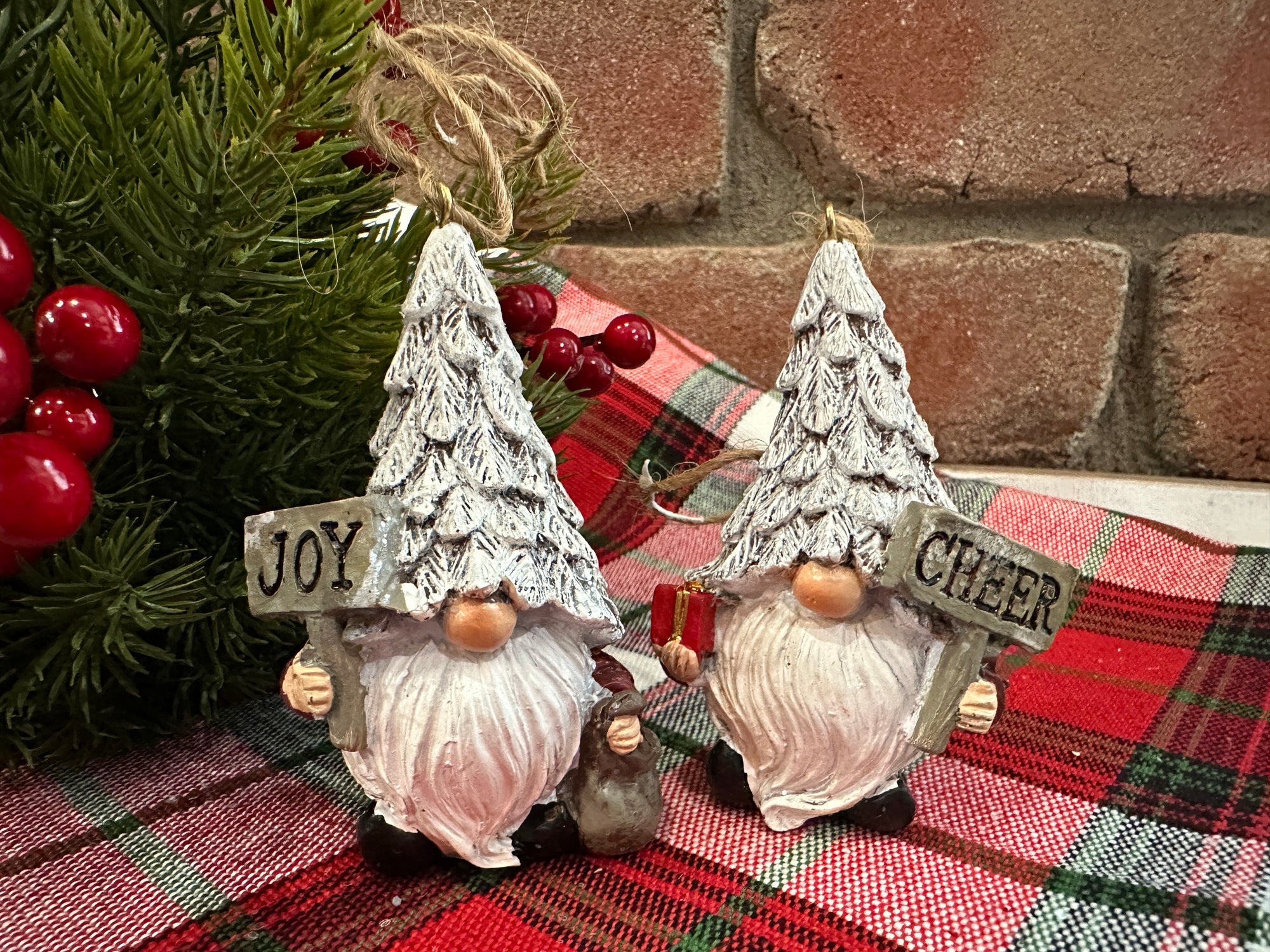 Holiday Gnome Ornament - Two Styles