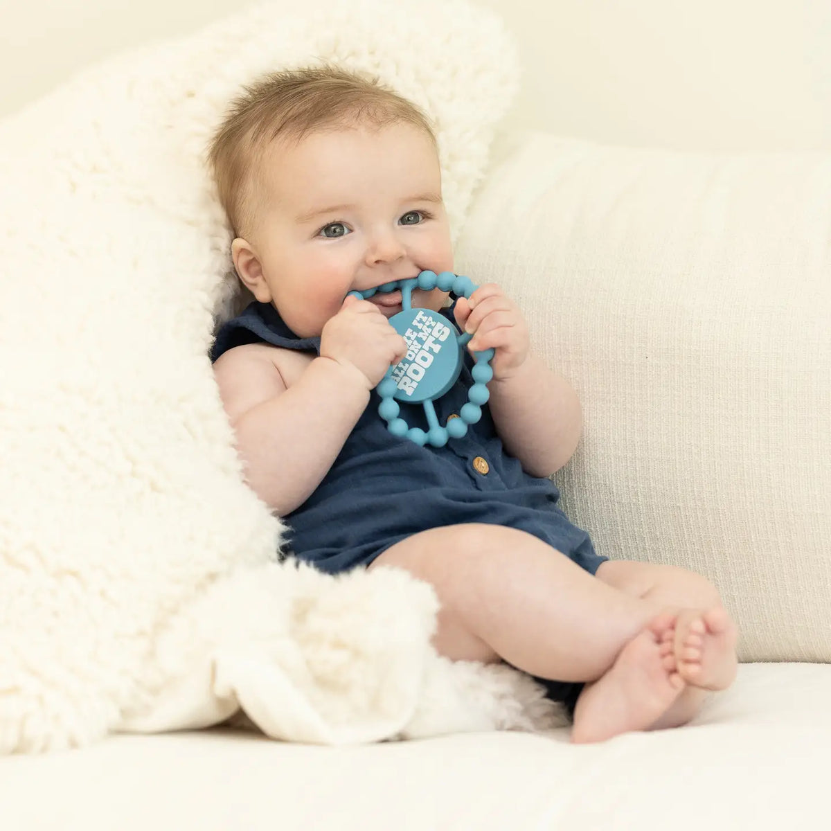 Blame it on my roots happy Teether