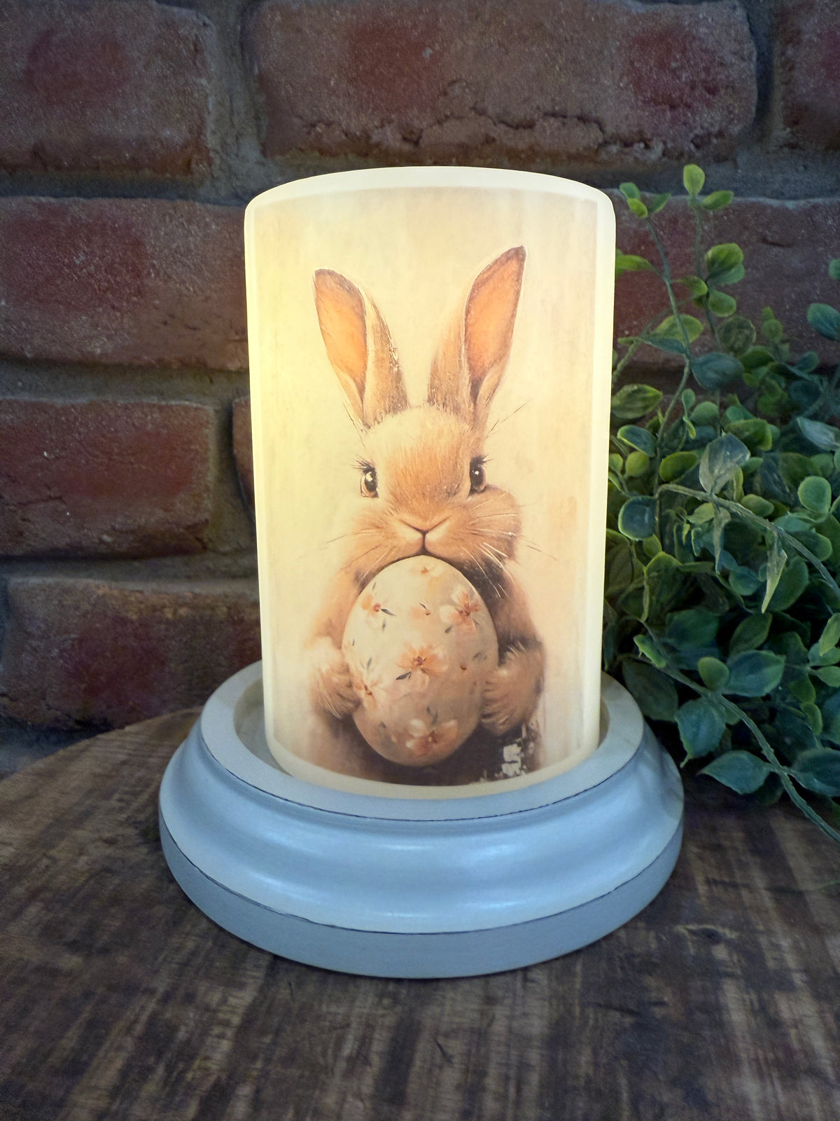 Bunny Egg Hunt Candle Sleeve