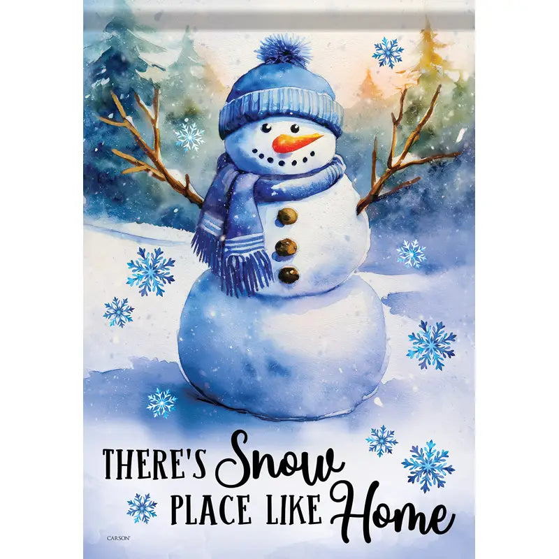 Snow Place Like Home Garden Flag