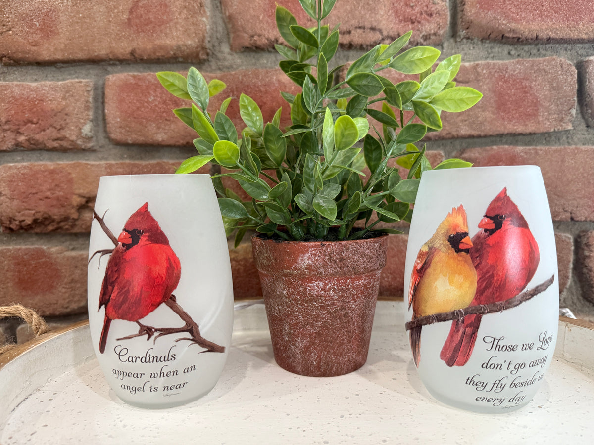 Cardinal Lighted Vase - Two Styles