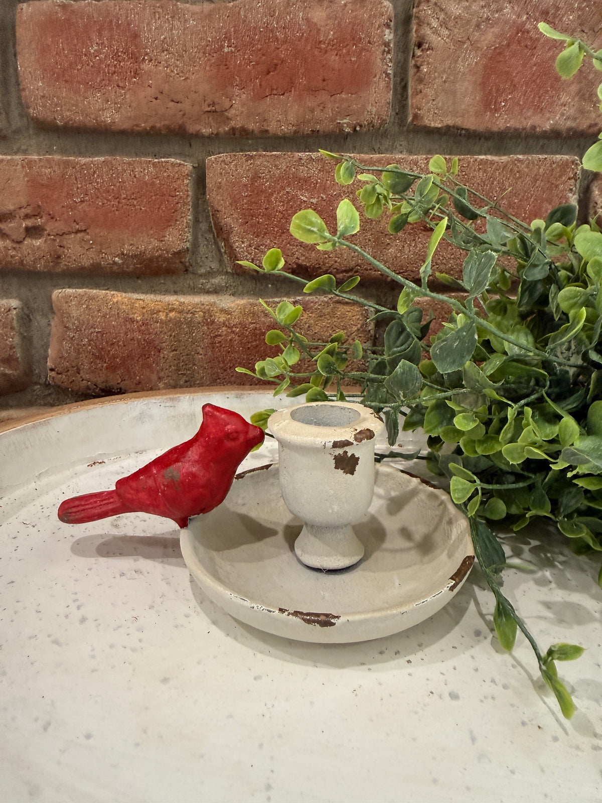 Cardinal Taper Candle Holder