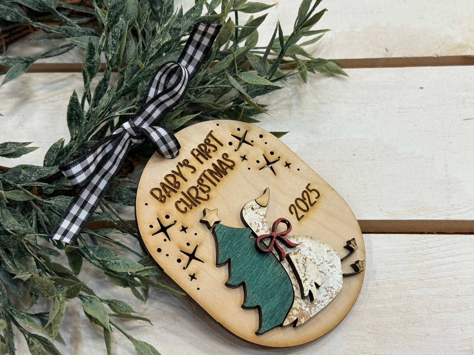 Handmade Baby’s First Christmas Ornament