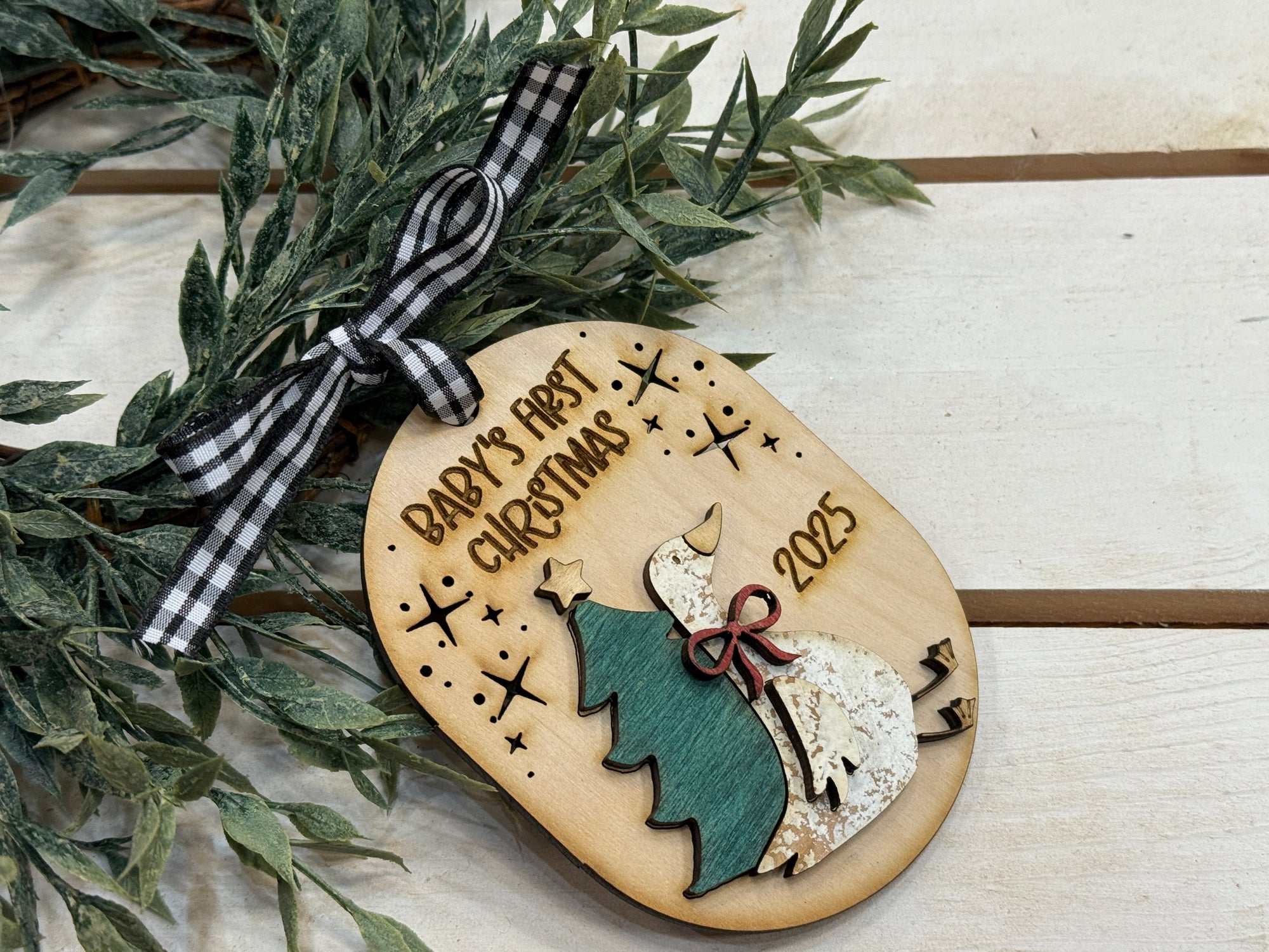 Handmade Baby’s First Christmas Ornament