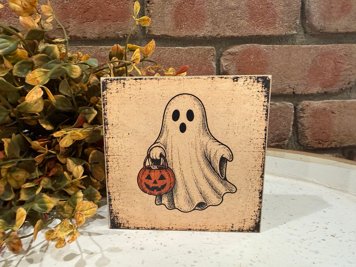 Ghost Wood Sign