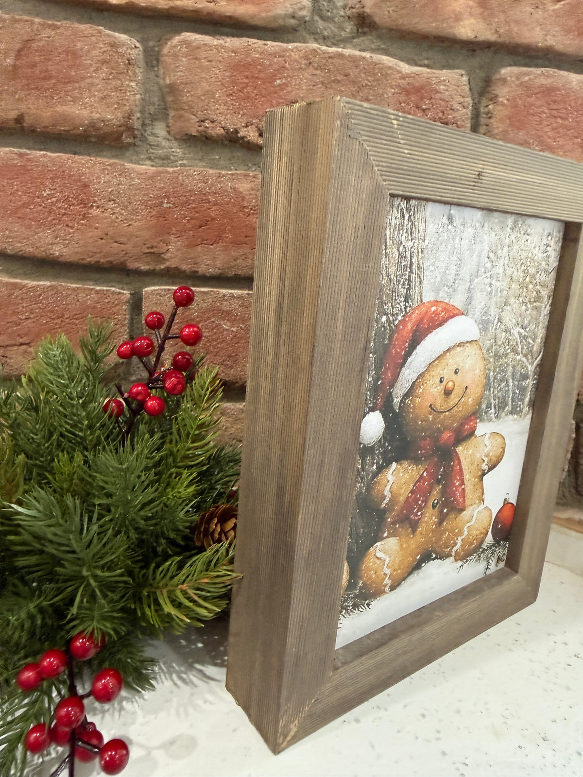 Gingerbread Framed Art