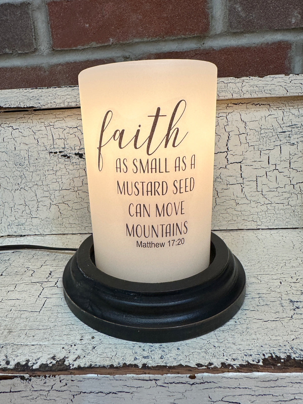 Mustard Seed Faith Candle Sleeve