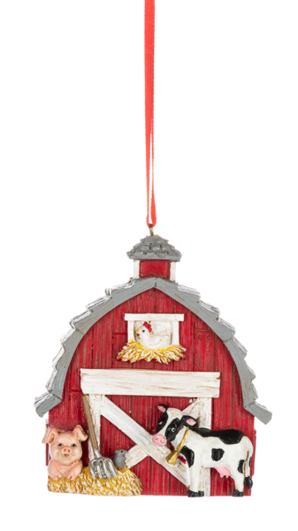 Red Barn Ornament