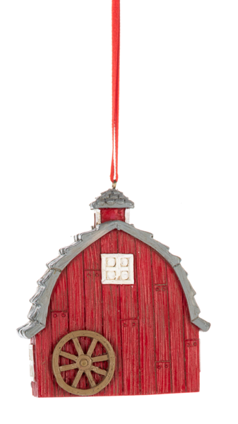 Red Barn Ornament
