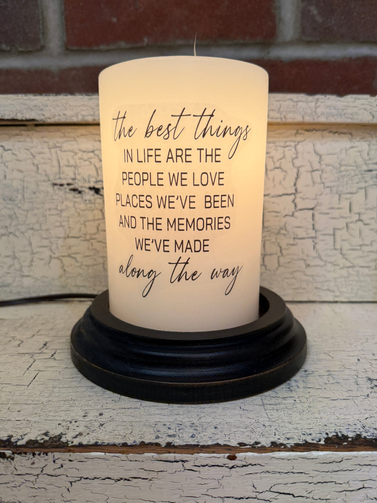 Best Things in Life Candle Sleeve