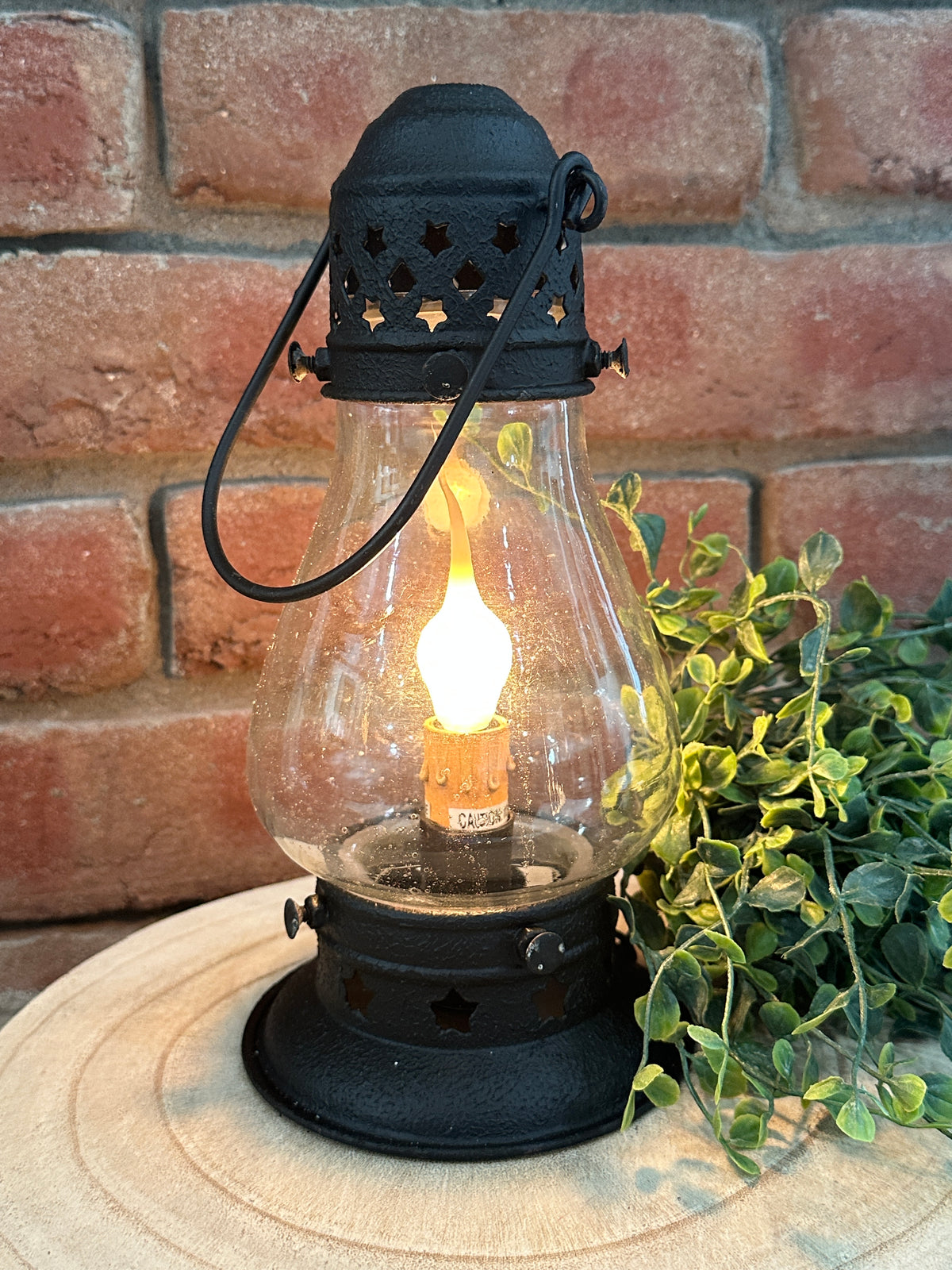 Tall Onion Lamp - Black