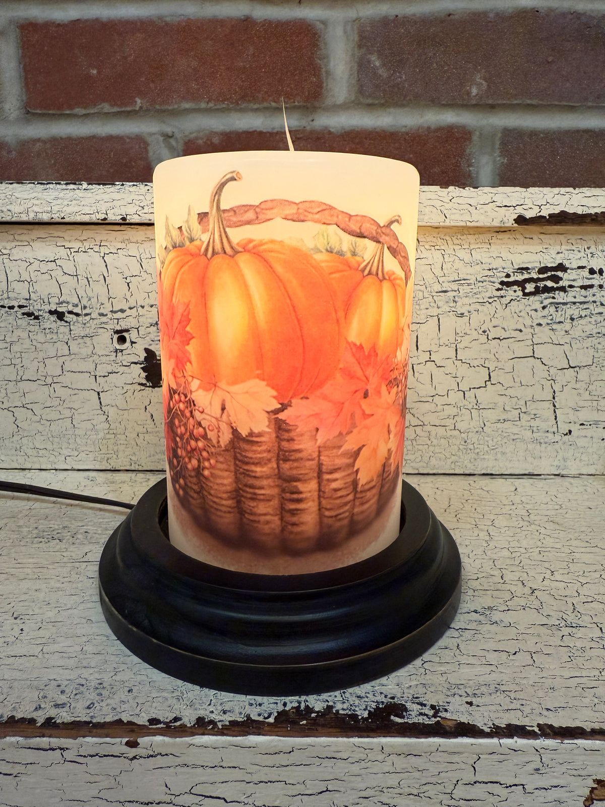 Autumn Basket Candle Sleeve