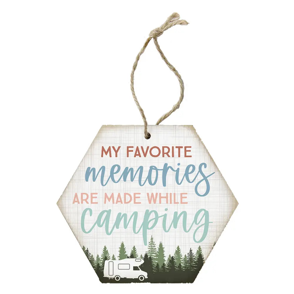 Camping Ornament