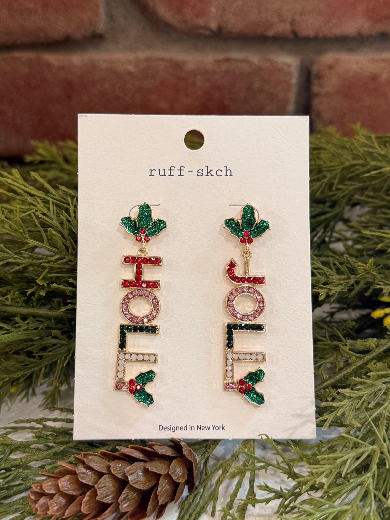Holly Jolly Dangle Earrings