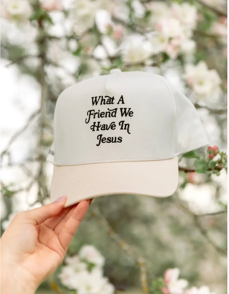 What a Friend in Jesus Trucker Hat - the olde farmstead