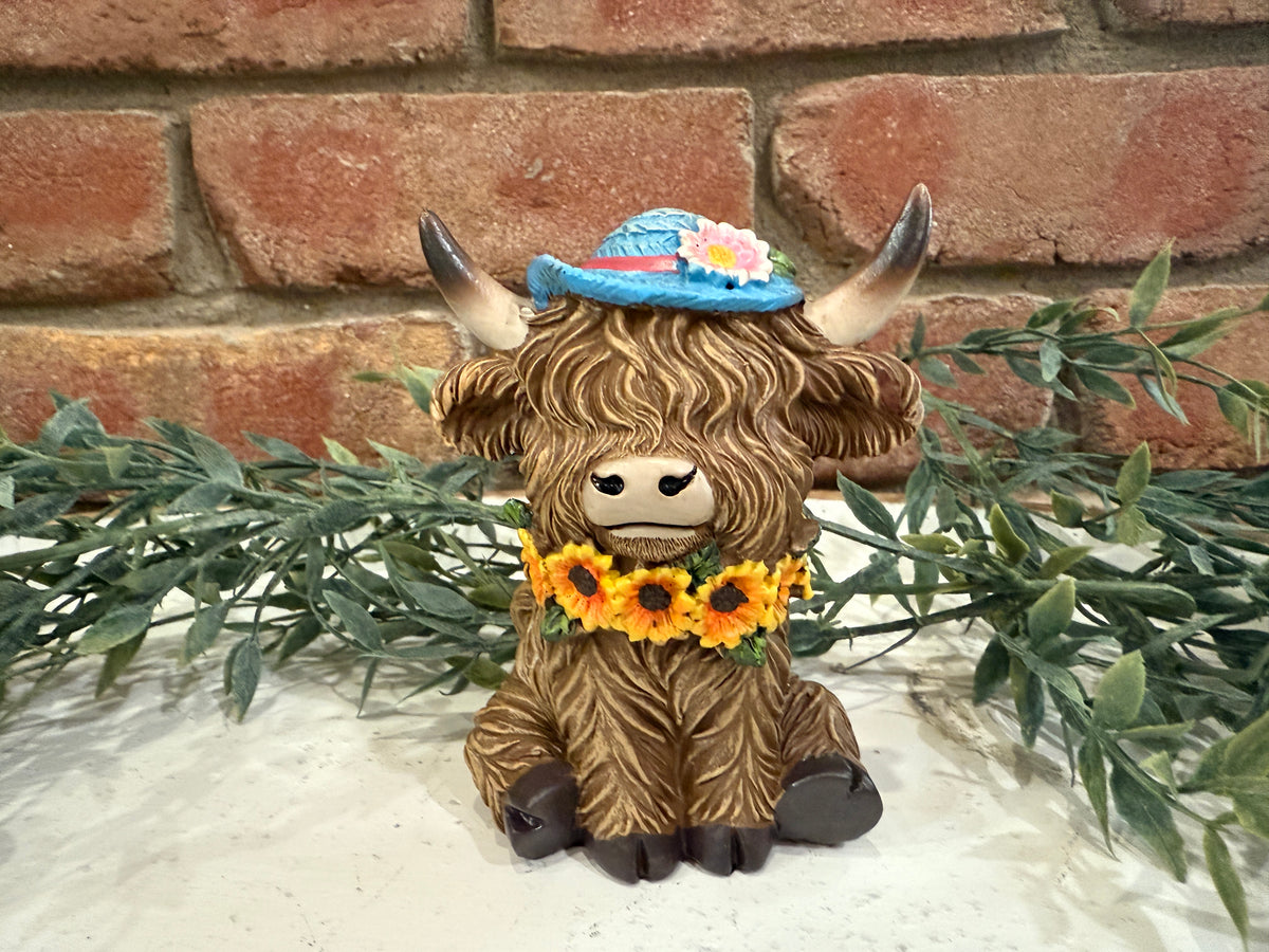 Highland Cow Dressed Up - 3 Styles