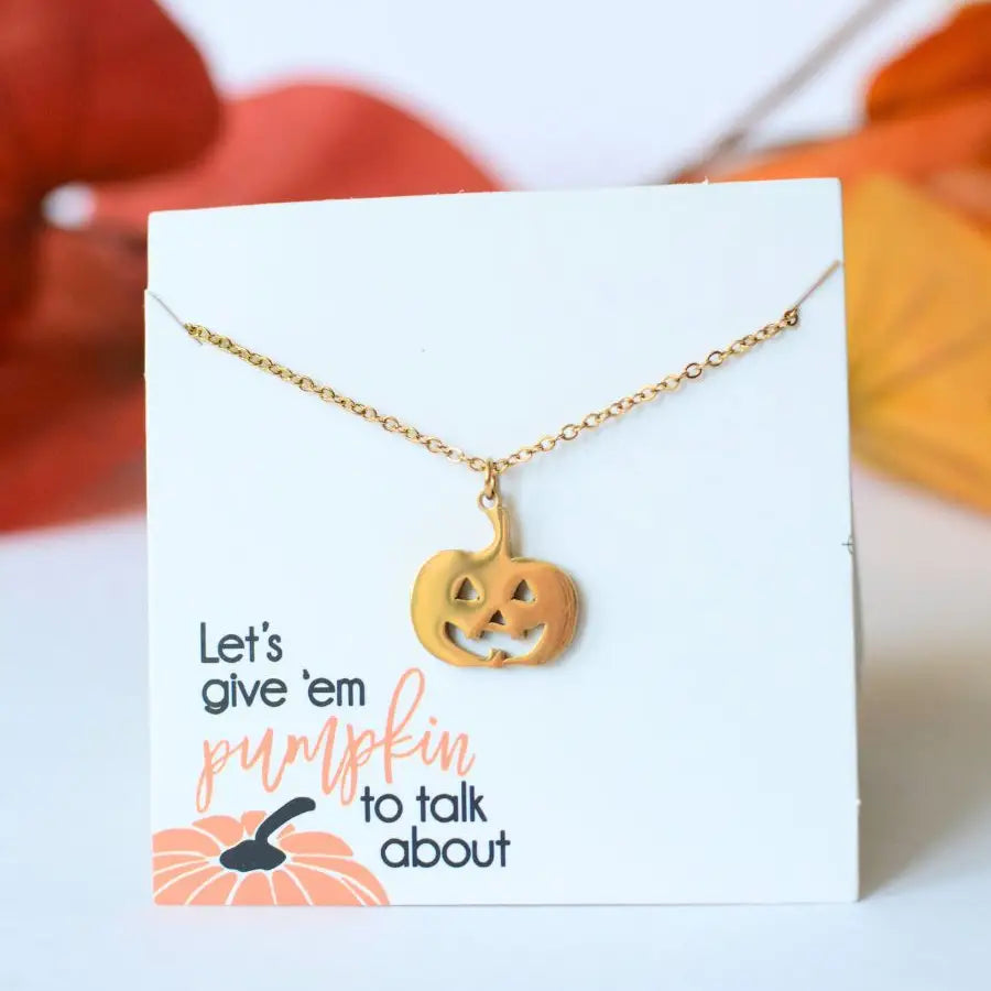 Jack o Lantern Necklace