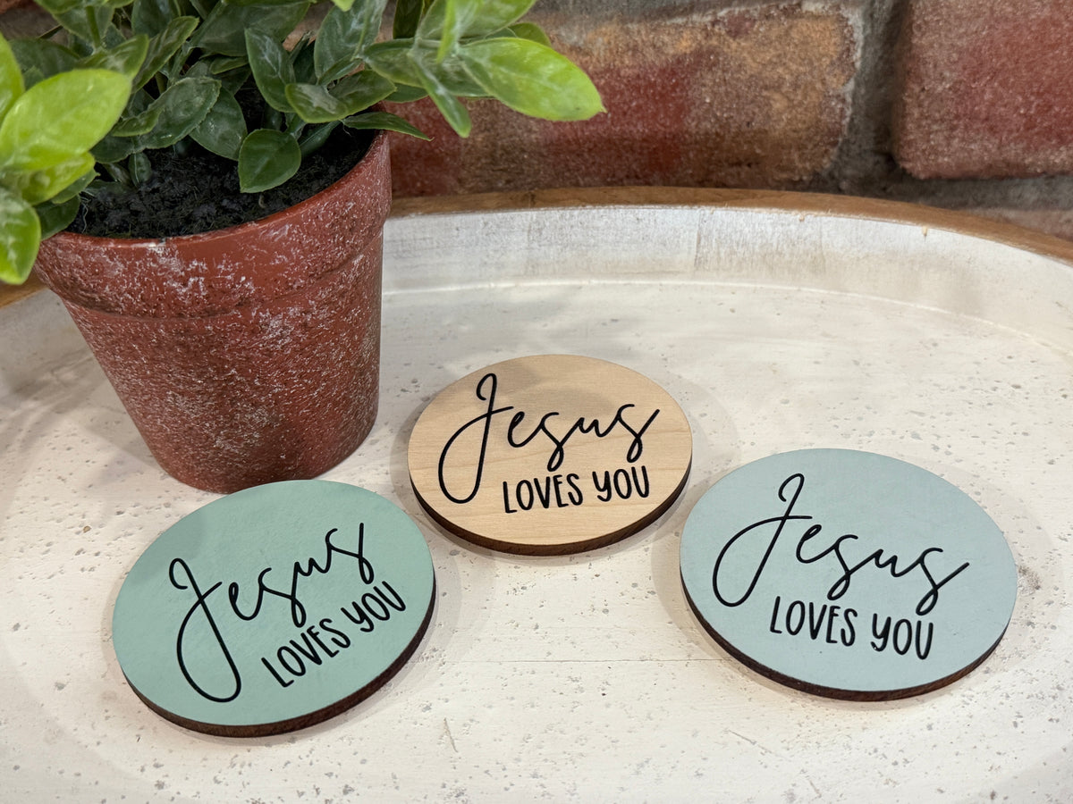 Jesus Loves You Magnet - 3 Styles