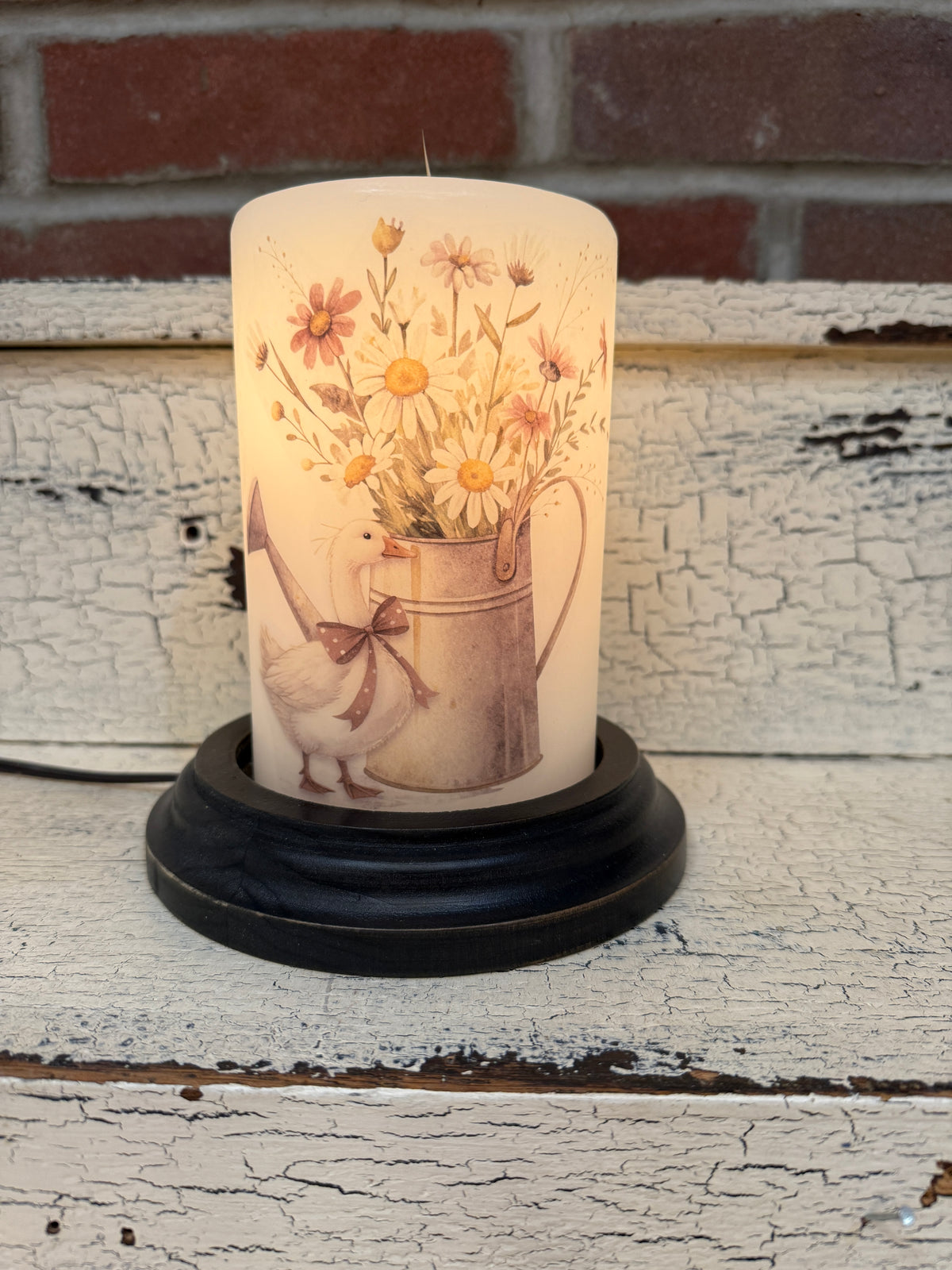 Watering Can Goose Candle Sleeve