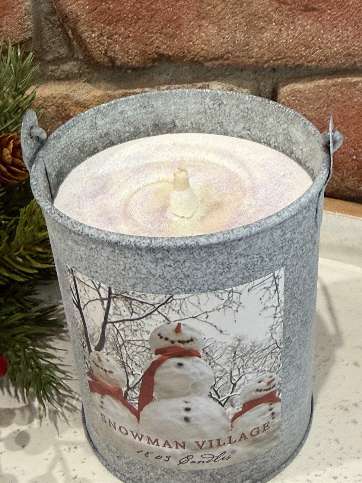 Snowman Village Limited Edition Tin Pail (20 oz)