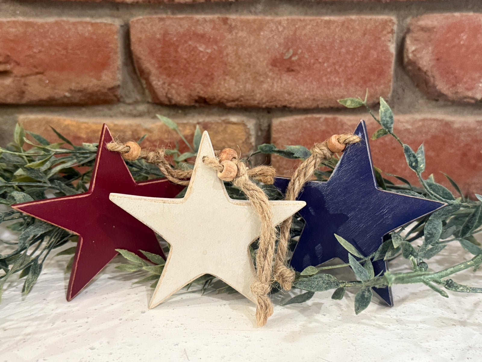 Americana Star Ornaments - 3 Styles