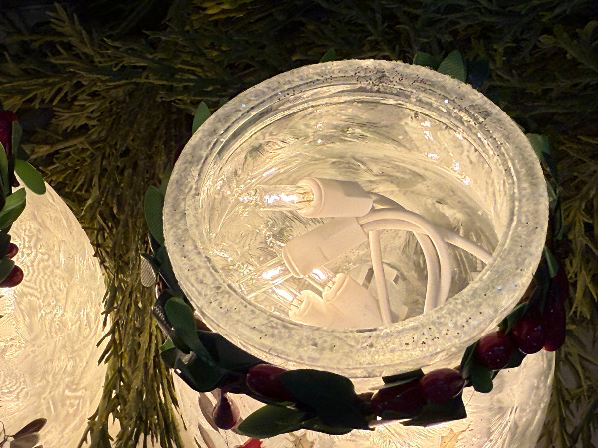 Cardinal Holiday Jar Light - 2 Styles