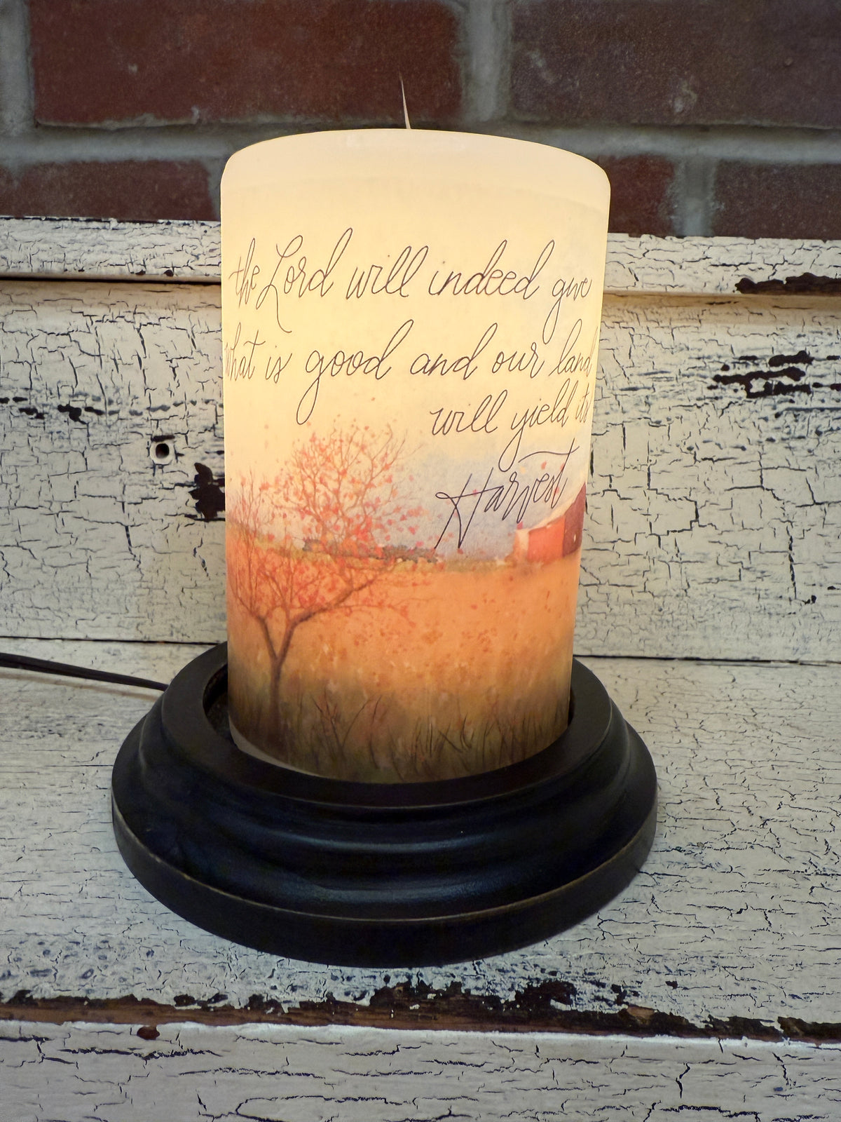 Good Harvest Land Candle Sleeve