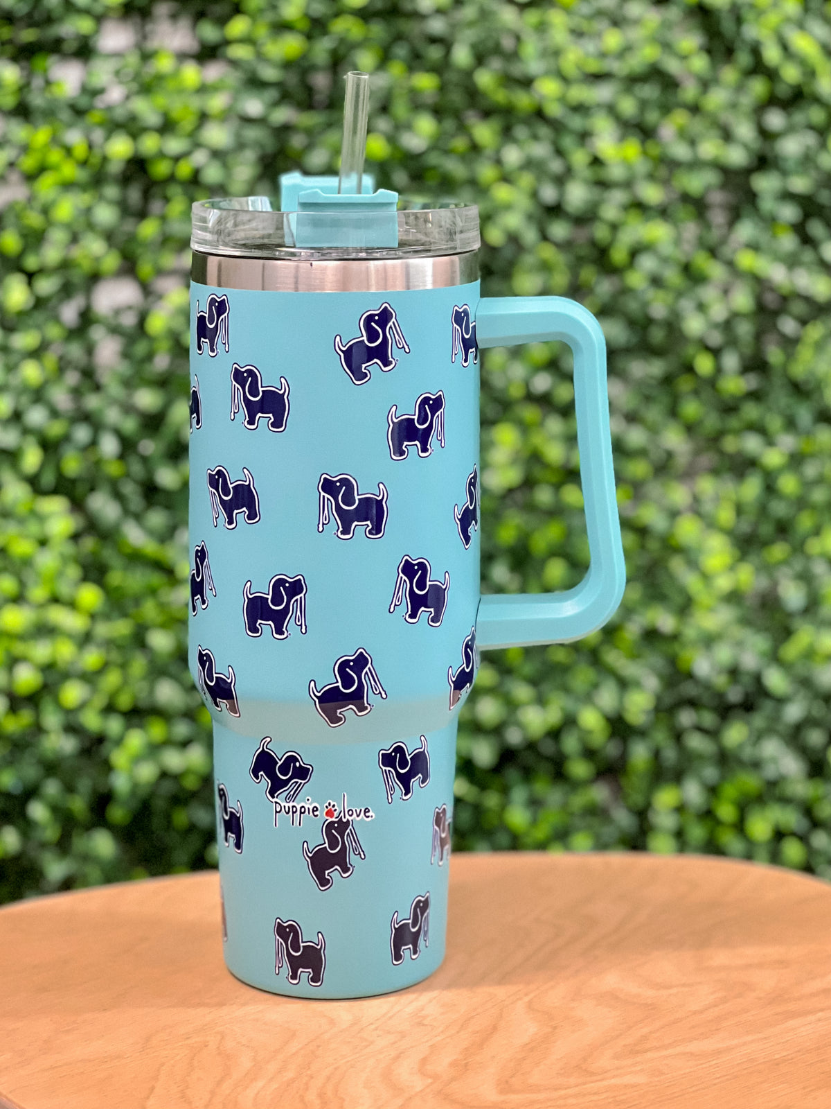 Puppie Love Logo Tumbler - Celadon