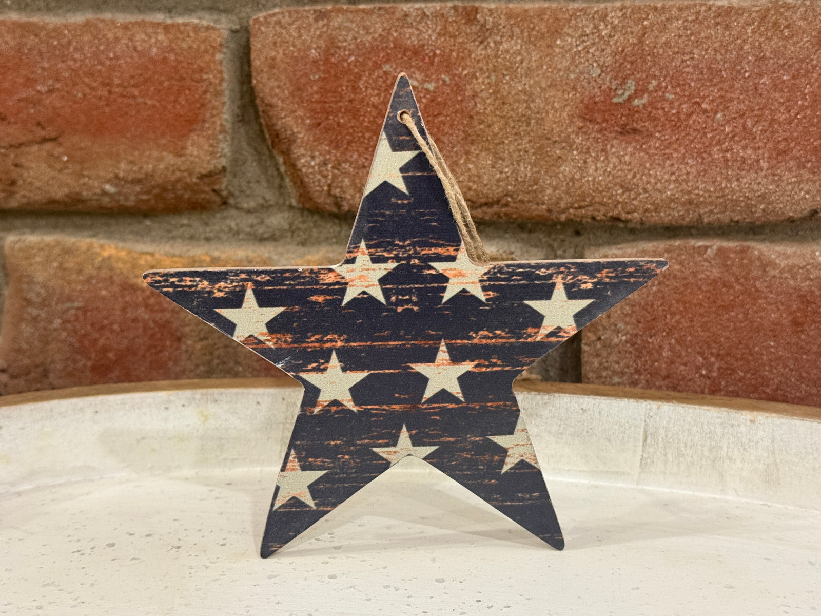 Navy Star Ornament