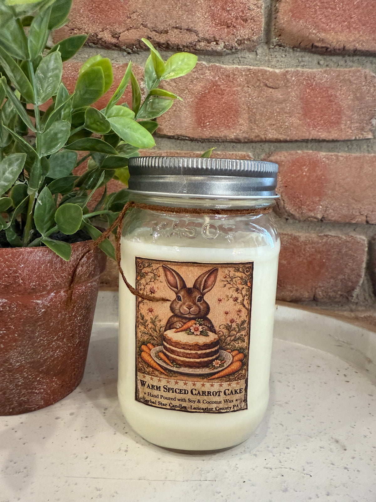 Warm Spiced Carrot Cake Jar Candles - 2 Sizes