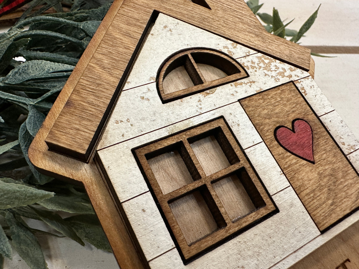 Handmade Home Sweet Home Ornament