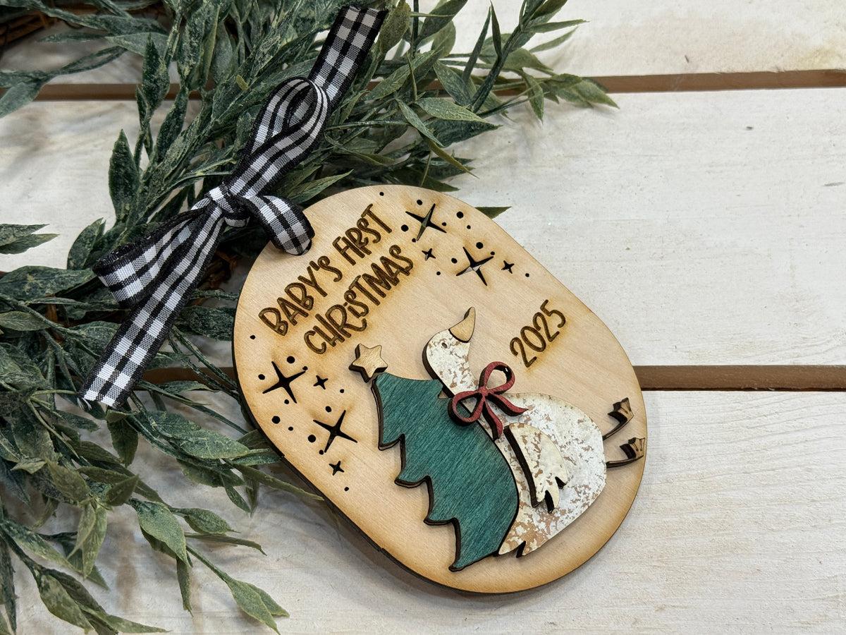 Handmade Baby’s First Christmas Ornament