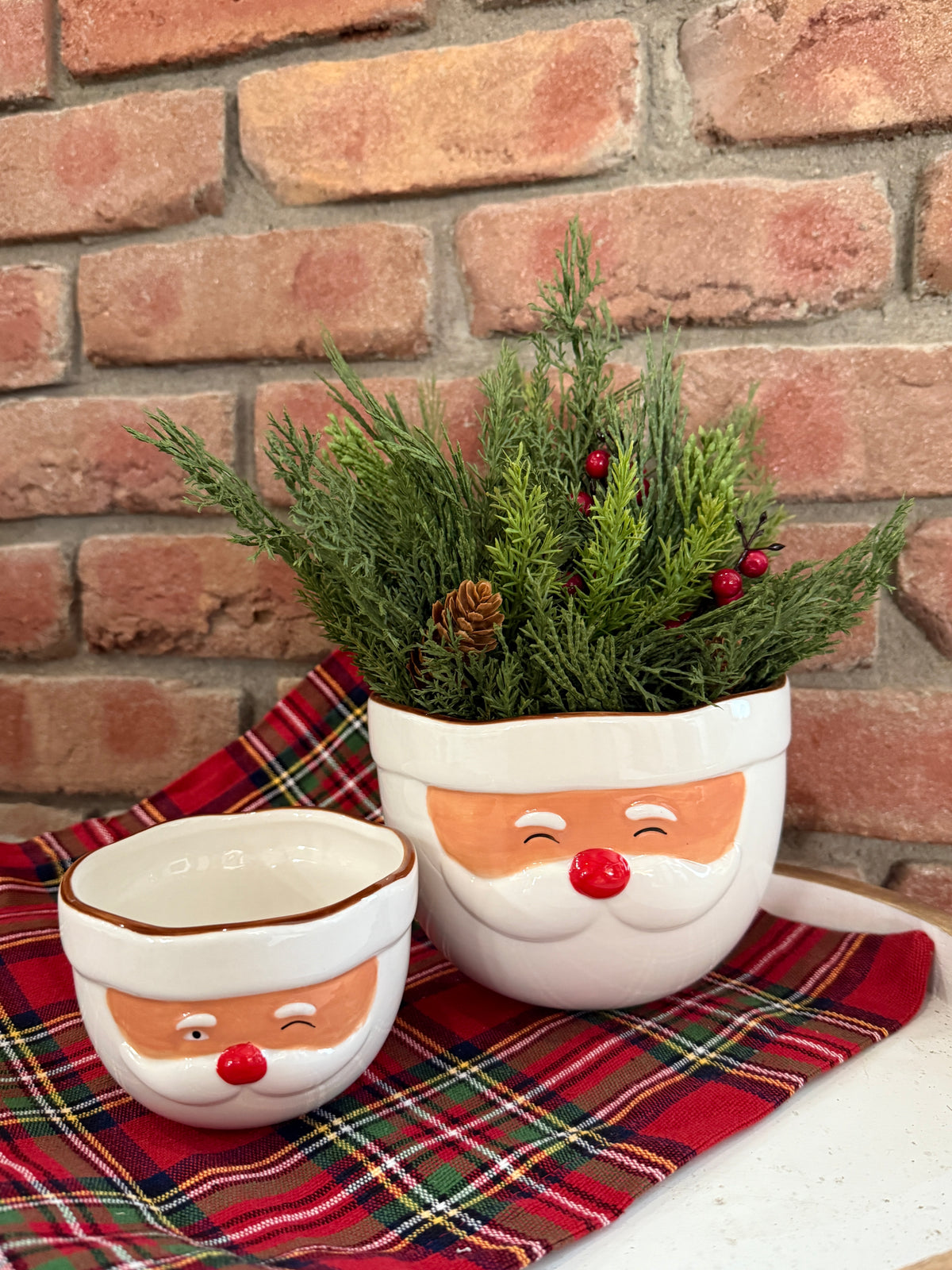 Santa Head Mixing Bowl - Small