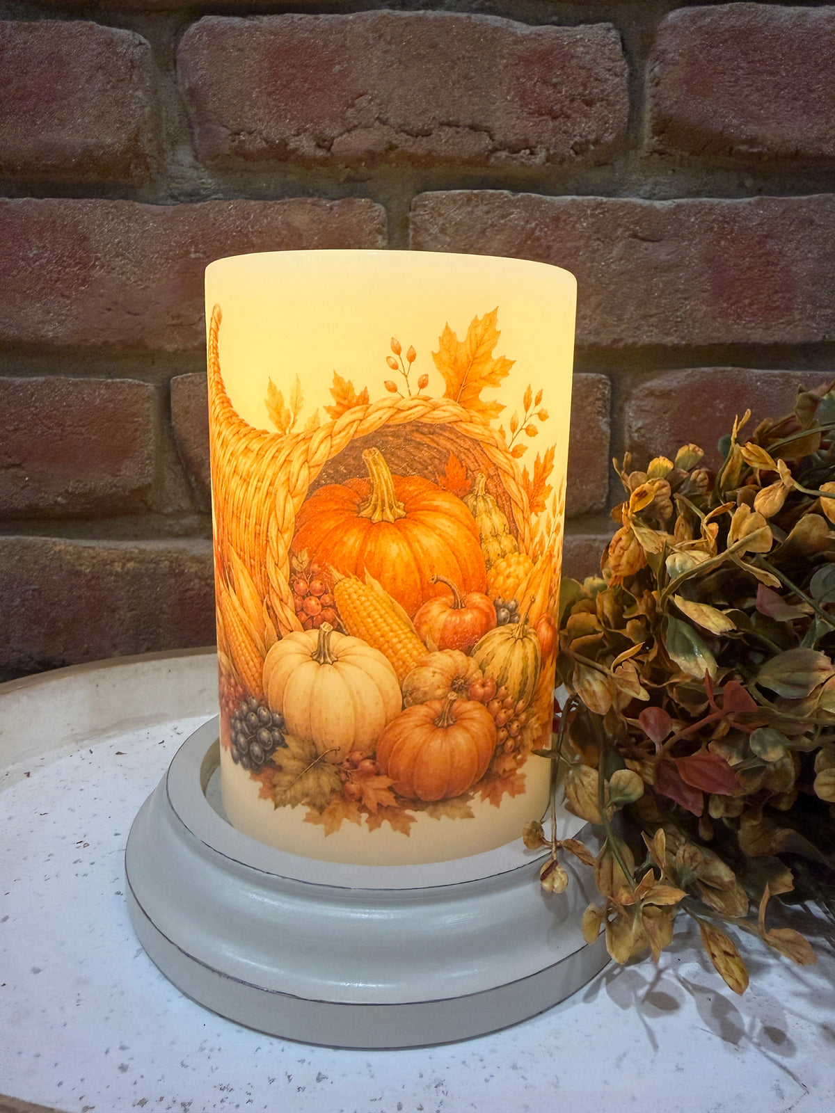 Pumpkin Patch Market Candle Sleeve