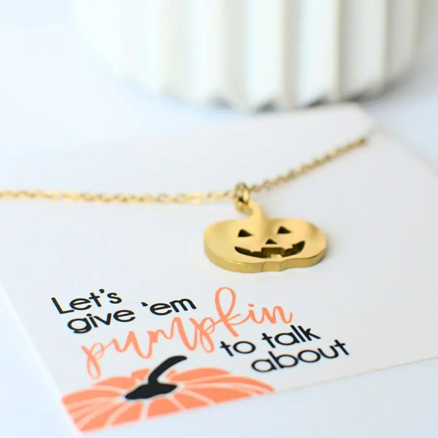 Jack o Lantern Necklace