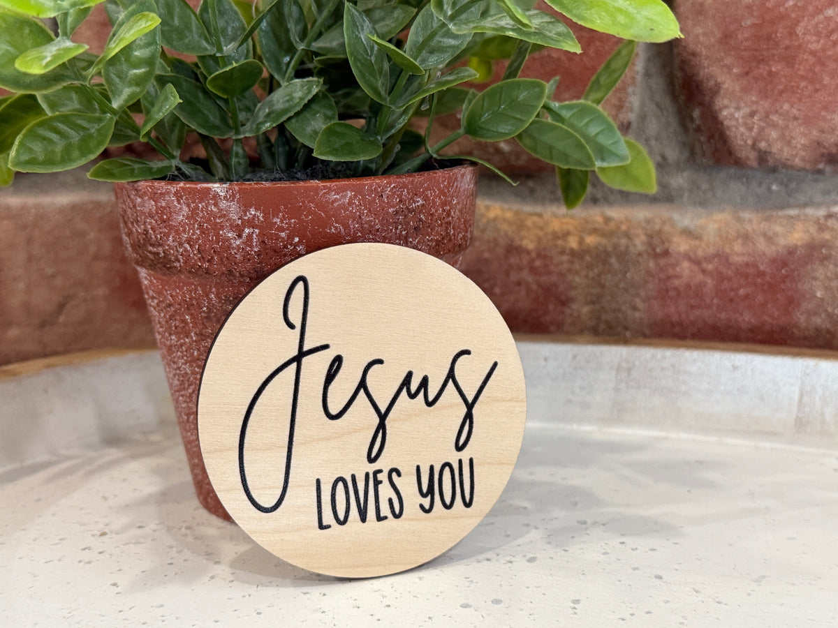 Jesus Loves You Magnet - 3 Styles