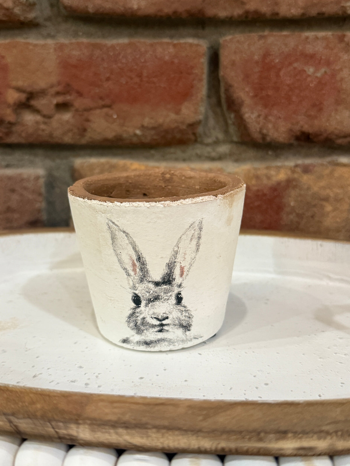 Bunny planter pot