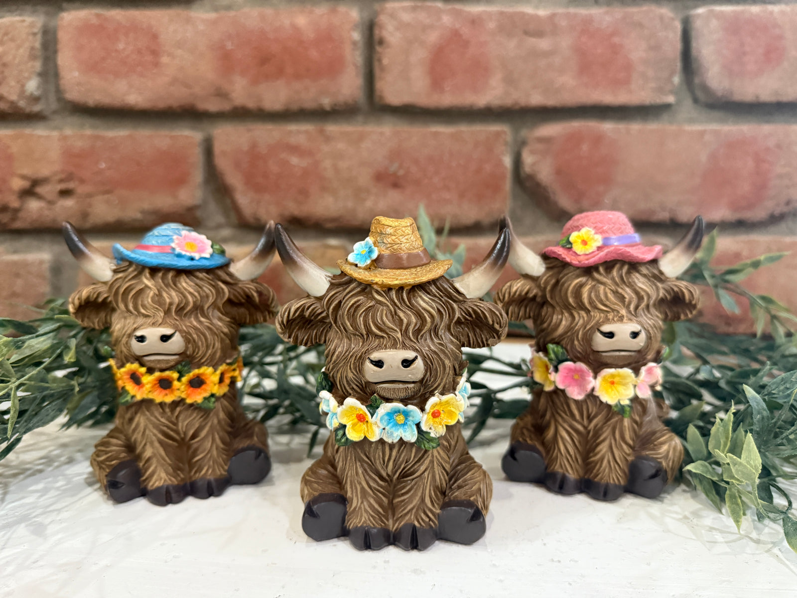Highland Cow Dressed Up - 3 Styles