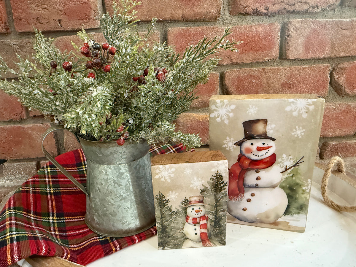 Holiday Wood Blocks - 3 Styles