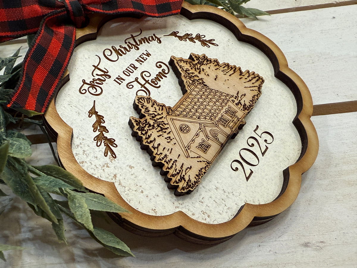 Handmade New Home 2025 Ornament